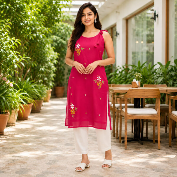 Blush Bloom Kurta Set