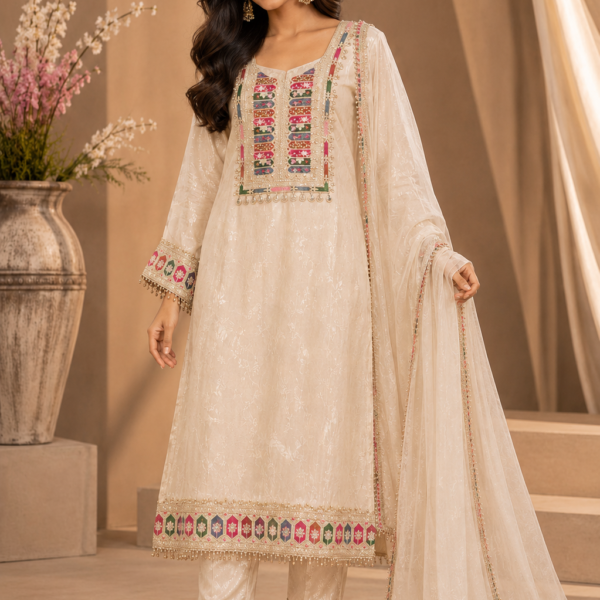 Ivory Radiance Suit Set