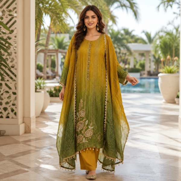Emerald Aura Suit Set