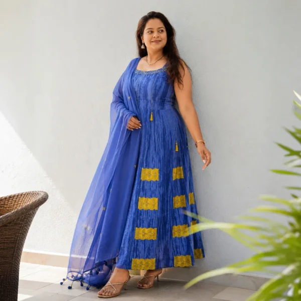 Indigo Meadow Suit