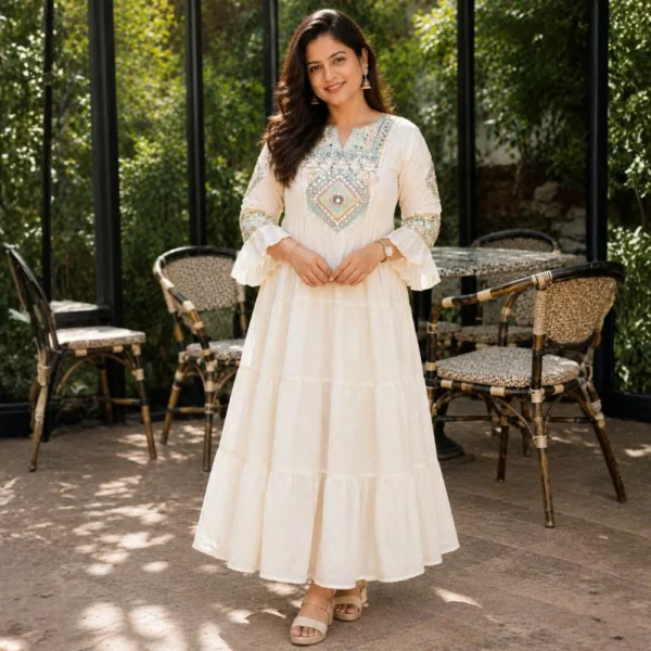 Ivory Boho Dress