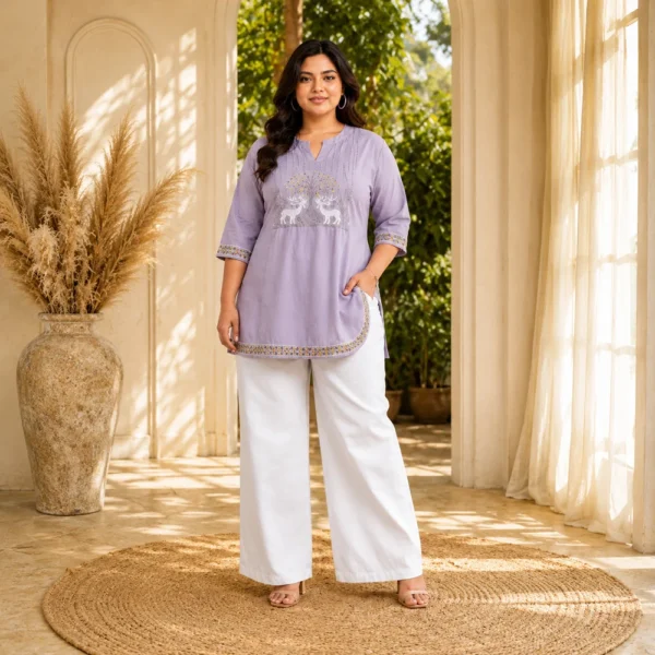 Lilac Muse Kurta